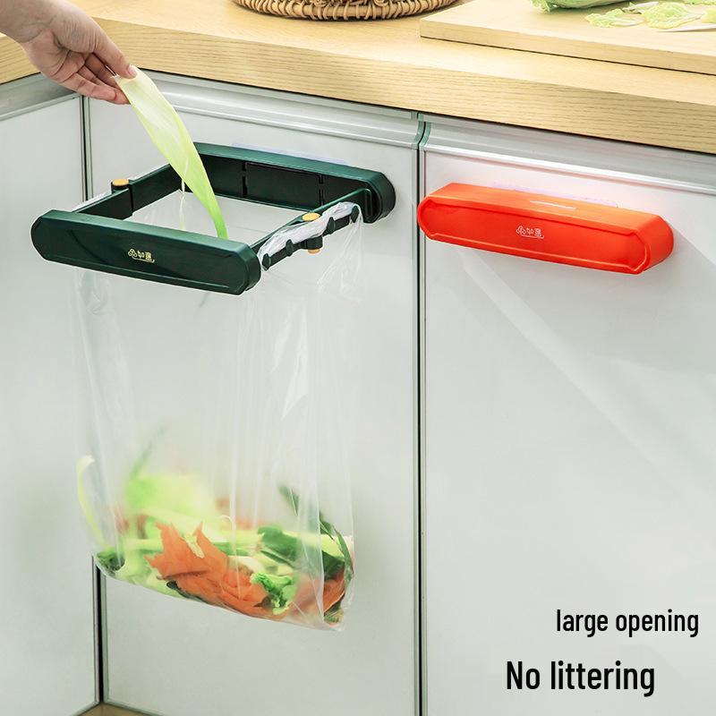 144/Box Wall-Mounted Folding Trash Can for Bathroom, Kitchen, and Desktop with Storage and Garbage Bags