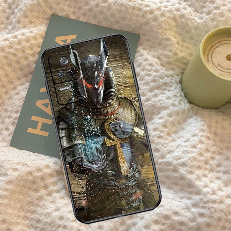 Egypt Nefertiti Anubis Ankh Case For Xiaomi 13 14 15 Ultra 11T 12T 13T 14T Pro POCO X7 Pro X3 X5 F5 F6 M6 X6 Pro Cover