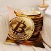 Cool Bitcoin Fashion Luxury Cushion Cover Silky Short Plush Invisible Zipper Dustproof Sofa Pillow Case For Home Decor