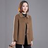 Women's Double-Faced 100% Wool Short Coat