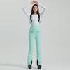 2024 Gsou Snow Winter Ski Pant Women Snowboard Strap Trouser High Waist Elastic Windproof Waterproof Thicken Thermal for Outdoor