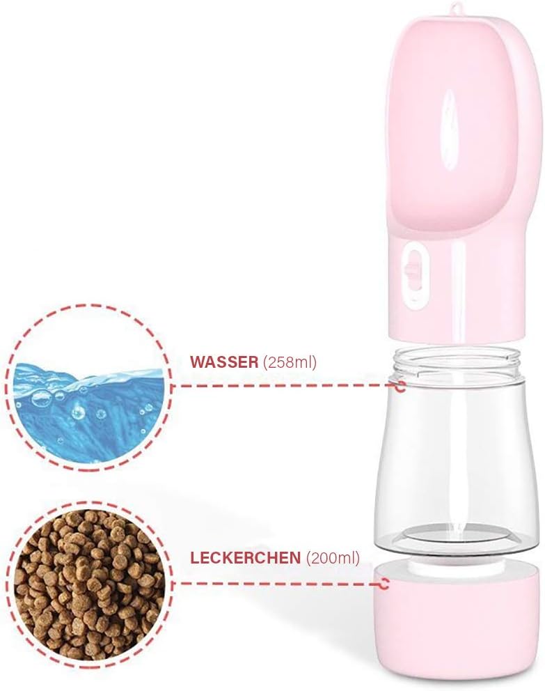 Tragbare Haustier-Wasserflasche Sicheres und gesundes Trinken für Hunde und Katzen unterwegs Hunde-Wasserflasche Hund Katze