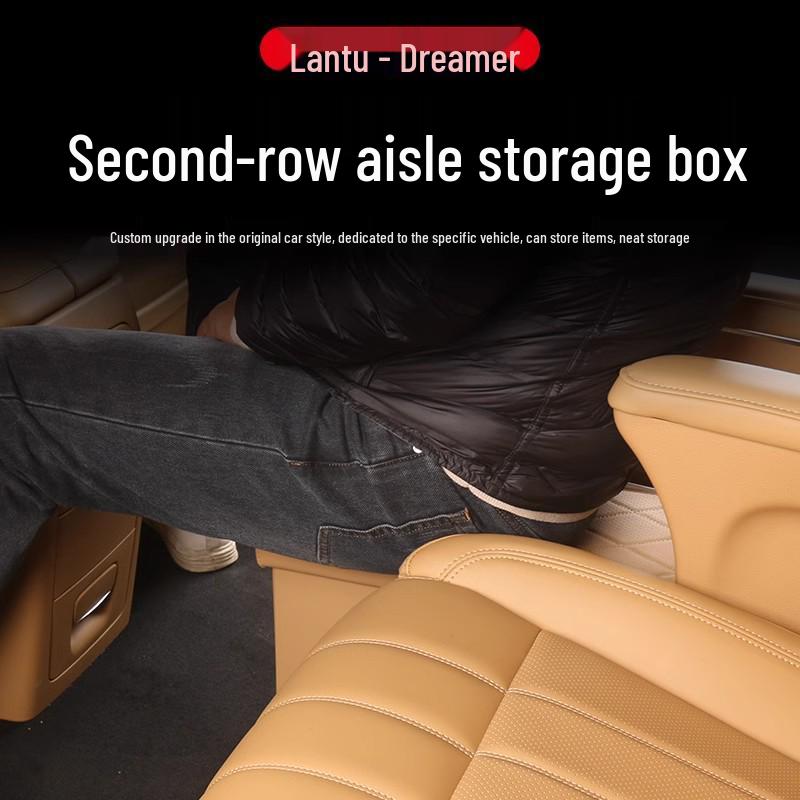 Lantu Dreamer Foldable Middle Row Armrest Storage Box