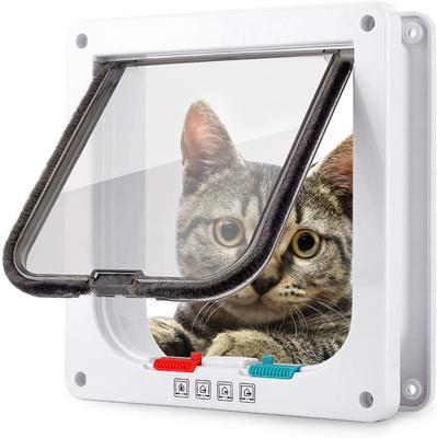 Chatière et niche pour chats et chiens – S'adapte aux installations en verre ou en bois