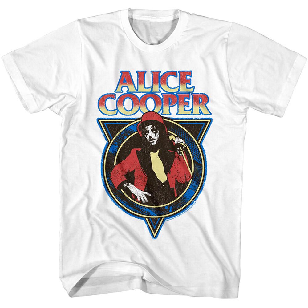 Alice Cooper Illuminati Symbols Men T Shirt Triangle Rock Legend Concert Tour XXXXL