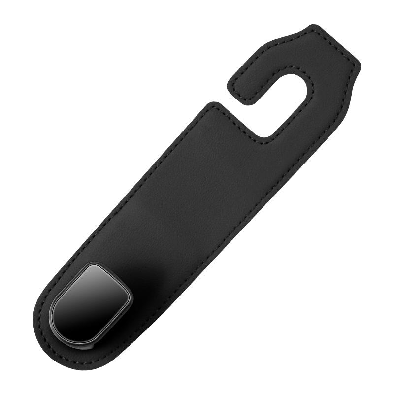 Universal Car Headrest Hook Premium Leather Rear Seat Hanging Hook 20KG Large Load-Bearing Hook Car Hanger Car Storage Hook