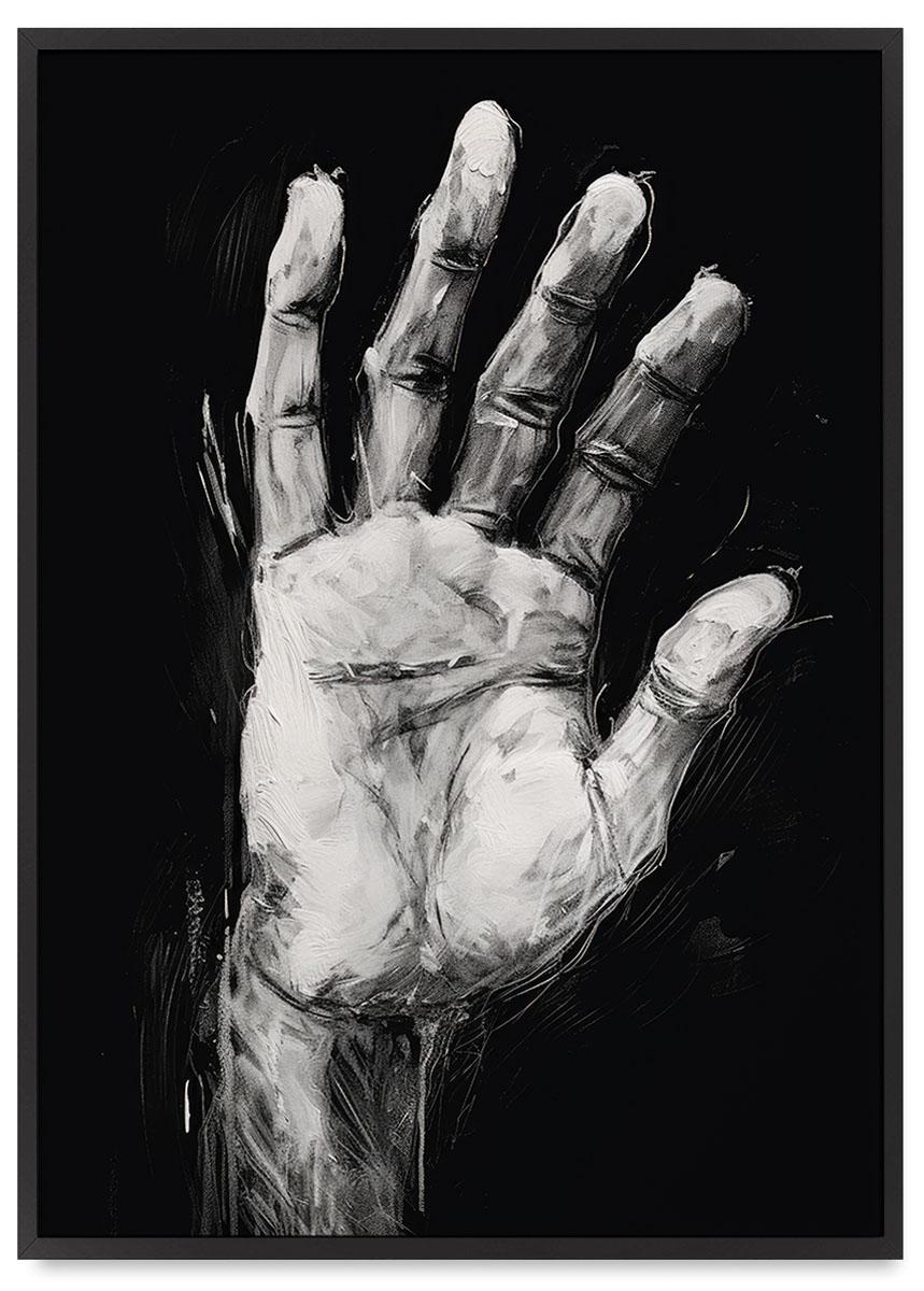 

Plakat ręka dłoń 21x30 cm