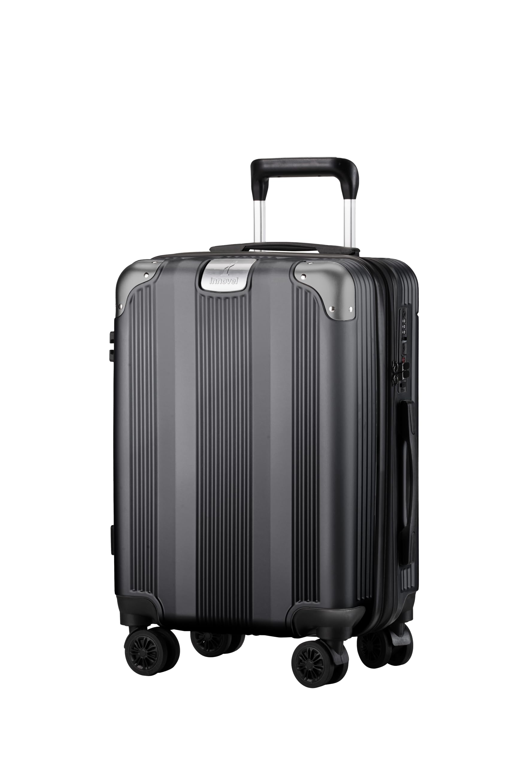 

Patent generation carry carry 2 nights and 3 with Japanese company exchange support S size size [Innovel] pending_[Next suitcase] Suitcase, case, bag, темно-сірий