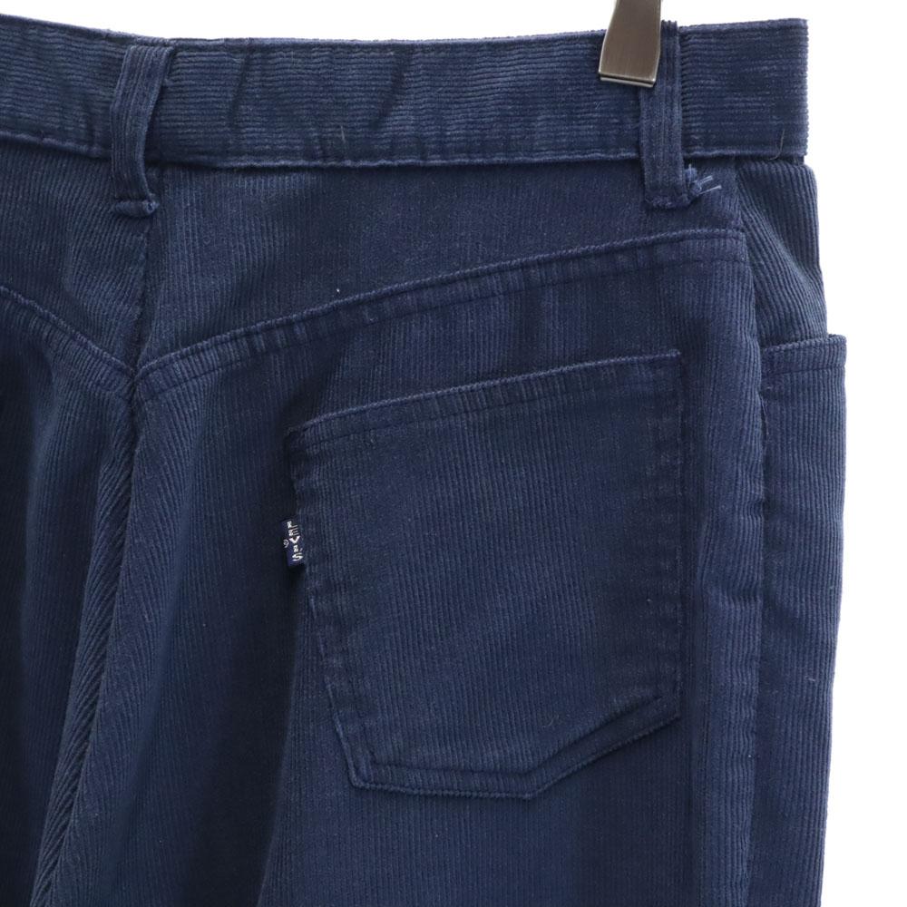 Levi's 70s Vintage Rocket Talon Corduroy Pants 18 Navy Big E Women Used