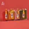 Authentic Buddhist Blessing Amulet Lucky Charm Pouch, Traditional Chinese Protective Talisman for Health Wealth Safe Driving Car