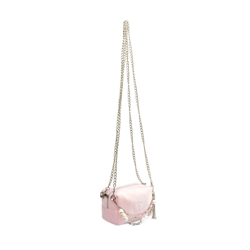DIOR Bag [Customized Cosmetic Bag] Momo Gift Girlfriend Limited Braided Chain Daily Versatility Commuting Space Cotton Crossbody Haute Couture Bucket
