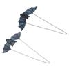 Halloween Bat Hanging Ornament Acrylic Bats Suncatcher Decorations Horrible Animal Acrylic Glass Window Art Wall Decor