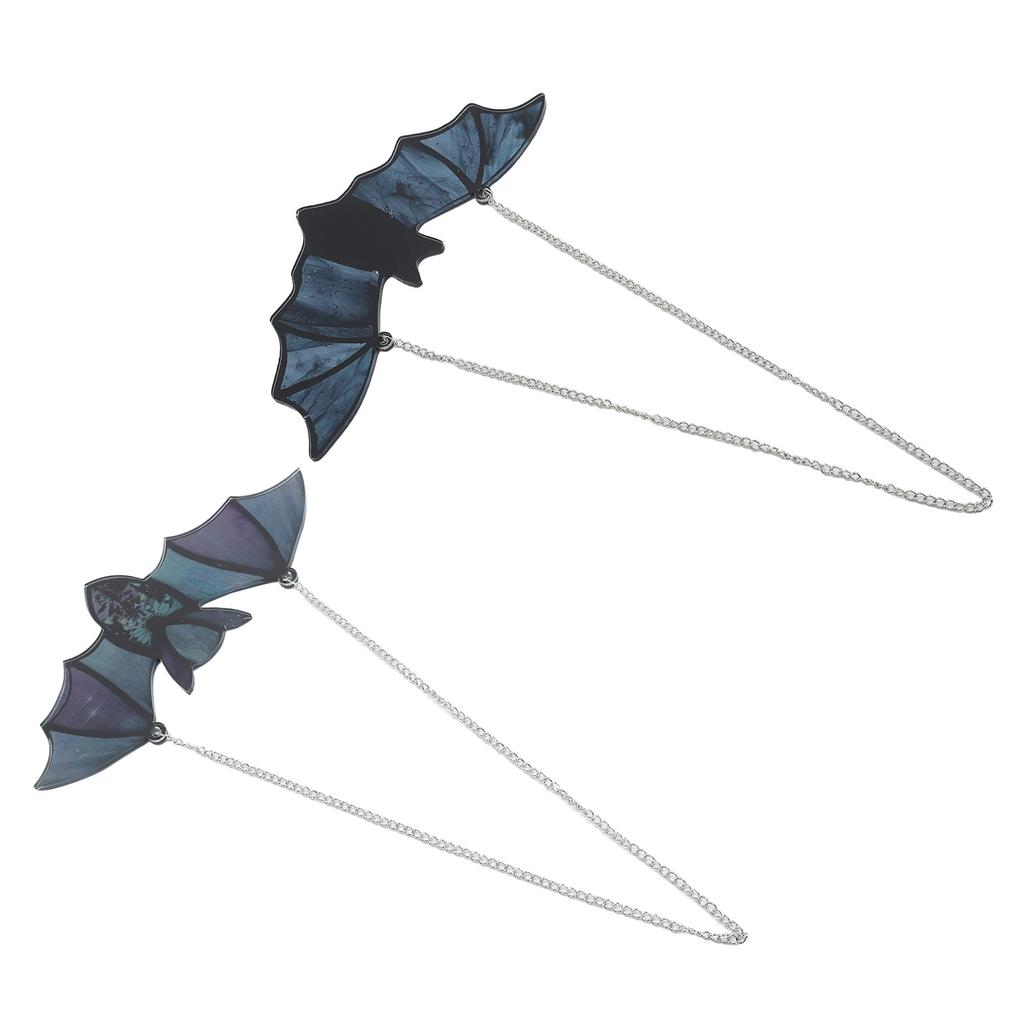 Halloween Bat Hanging Ornament Acrylic Bats Suncatcher Decorations Horrible Animal Acrylic Glass Window Art Wall Decor