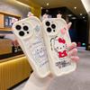 Applicable to Apple 16 cartoon mobile phone case OPPO F29 creative VIVO Y38 cute party doll strawberry bear