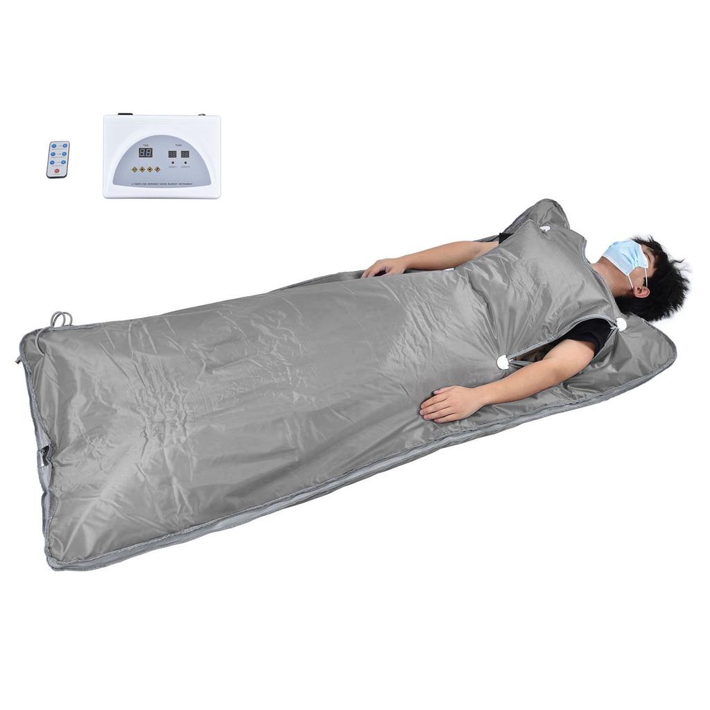 Koc spa na podczerwień 650 W Zimno Usuwający Kształtujący Bezpieczny Przenośny Cyfrowy Koc spa na ciepło do domu