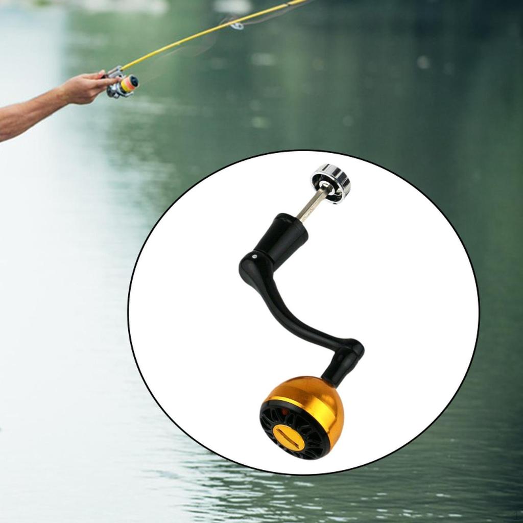 Fishing Reel Handle Ergonomic Grip Replacement Single Rocker Arm for Saltwater Activities