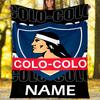 Personalisierbare Football-Wurfdecke – Personalisierter Name, Gemütliche Decke für alle Jahreszeiten, Maschinenwaschbar, Personalisierte Decke