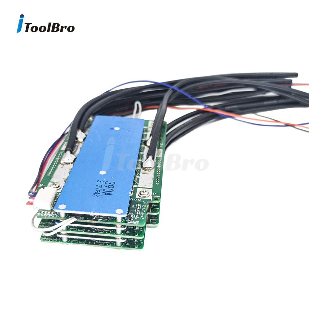 4S 12V 100A 130A 200A 260A 300A 390A BMS LifePo4 Lithium Protection Board Balance High Current Motorcycle Car Start RV Inverter