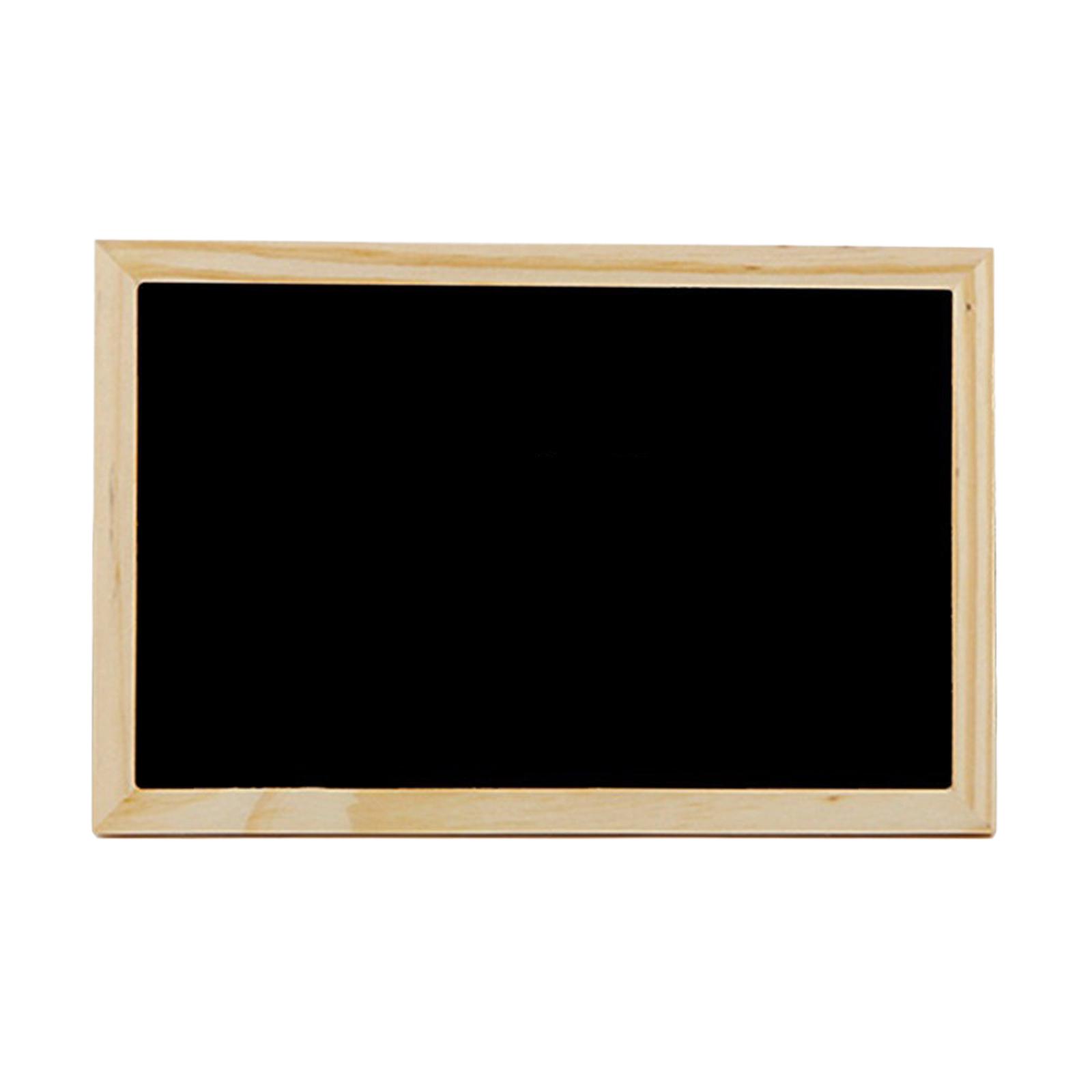 

Двусторонняя доска для вывесок 5x7 дюймов Мини доска для мела Доска для декора стола для ресторана, вечеринки, кафе, банкета, свадьбы чёрный