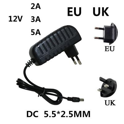 AC 110-240V DC 12V 2A 3A 5A Adattatore di alimentazione universale Adattatore per caricabatterie Eu Us per strisce luminose a LED Alimentazione fotocamera