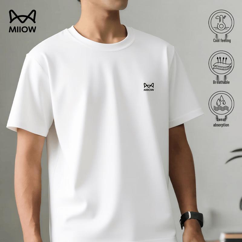 MiiOW Men s Ice Silk Quick-Dry Sports T-Shirt XL