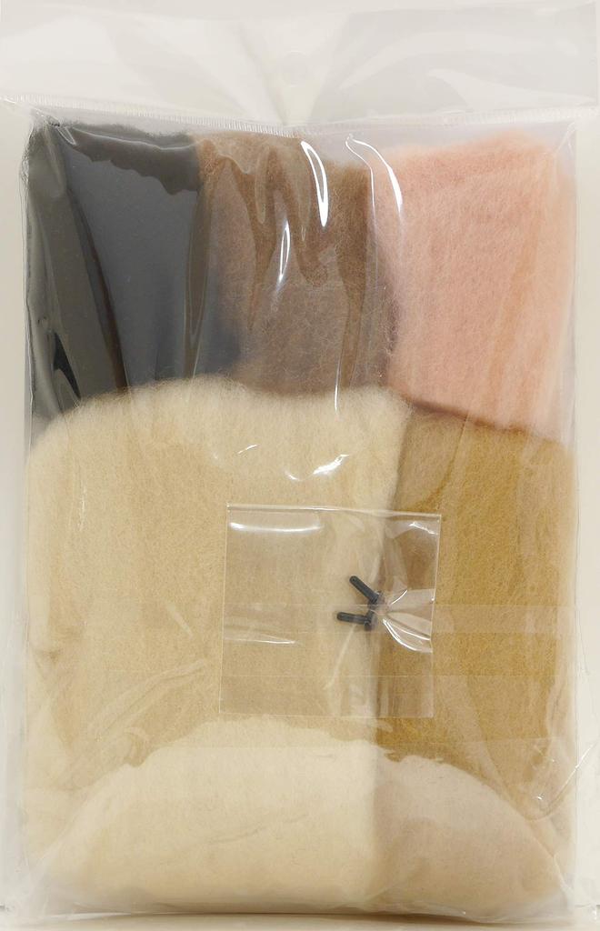 Hamanaka Wool Felting Cute Dog Cat Made with Kit, & Pomeranian, Aclaine, H441-539