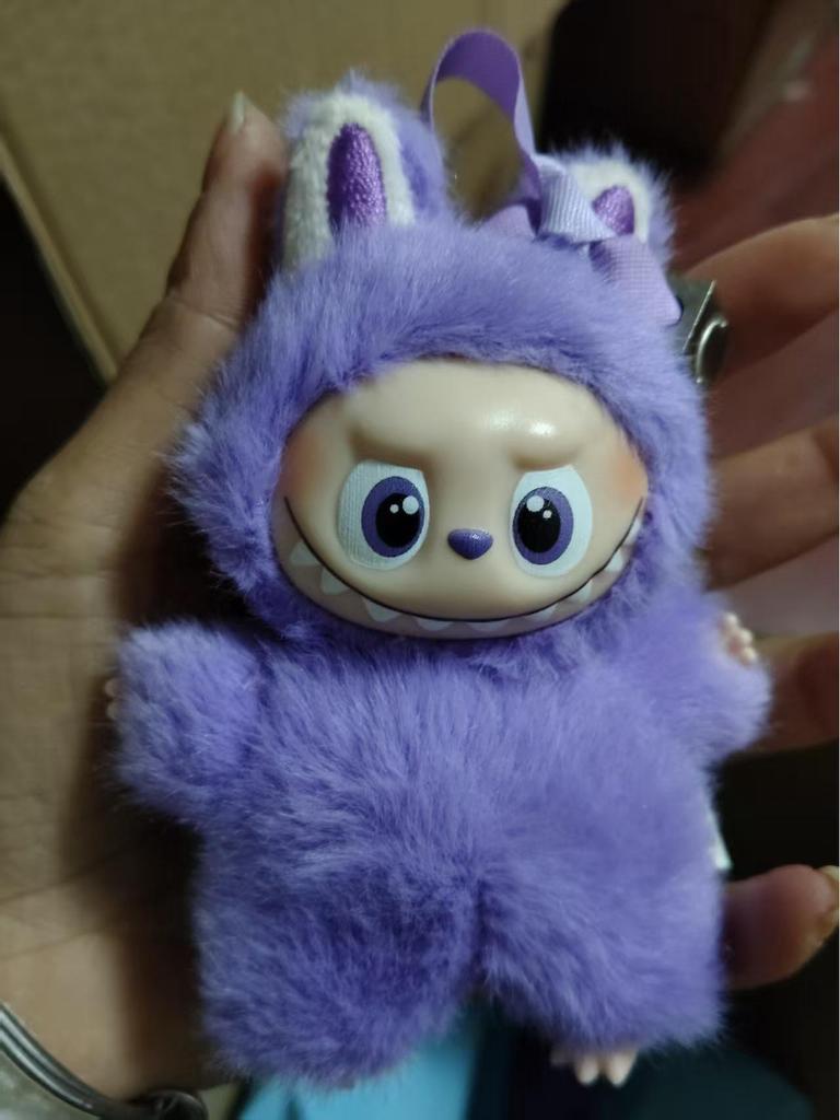 In Stock: Fast Shipping Fabric Doll Keychain with Vinyl Face - Blind Box Plush Figure