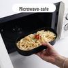 Double-Layer Microwaveable Lunch Box with Cutlery