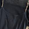 Fashion Suit Women Autumn Chain Halter Camisole Three-Piece Shawl Coat High Waist Bag Hip Skirt