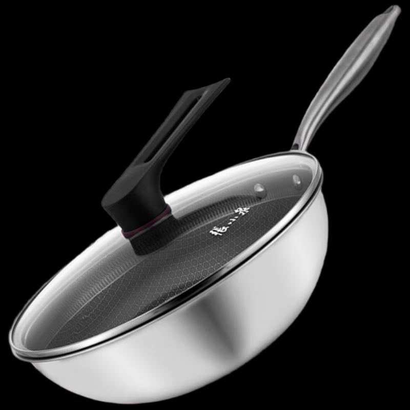 Zhang Xiaoquan 304 Stainless Steel Honeycomb Non-stick Wok 28cm