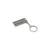 Creative 8 Rows Metal Ancient Simulation Calculator Tool Model Shape Keychain Keyring Keyfob Gift