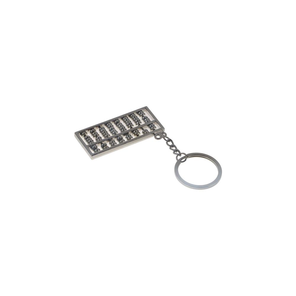 Creative 8 Rows Metal Ancient Simulation Calculator Tool Model Shape Keychain Keyring Keyfob Gift
