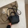 Premium sense simple portable small bag women's 2025 new versatile shoulder bucket bag messenger bag