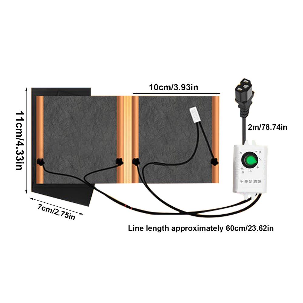 

48 В универсальный подогрев рукояток для мотоцикла водонепроницаемый тепловой обогреватель руля электровелосипеда комплект для подогрева аксессуаров для мотоцикла