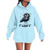 Women's Fashion Casual Long Sleeve Loose Printed Sweatshirt
