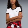 Puma T7 Always On Slim Fit Short Sleeve T-Shirt Women Tops 633952-02
