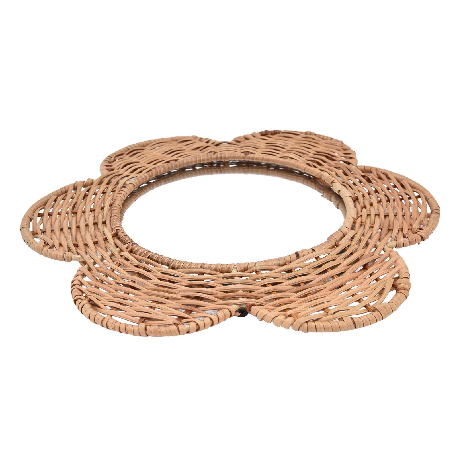 

Hanging Mirror Unique Design Stylish Exquisite Cosmetic Mirror Wall Decoration for Living Room Bedroom Bathroom