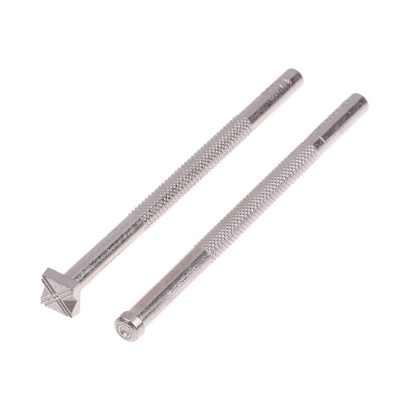 1/2Pcs Leather Stamping Metal Punch Diy Leather Carving Tools Stamp Wax Leather Craft Punch Stamps