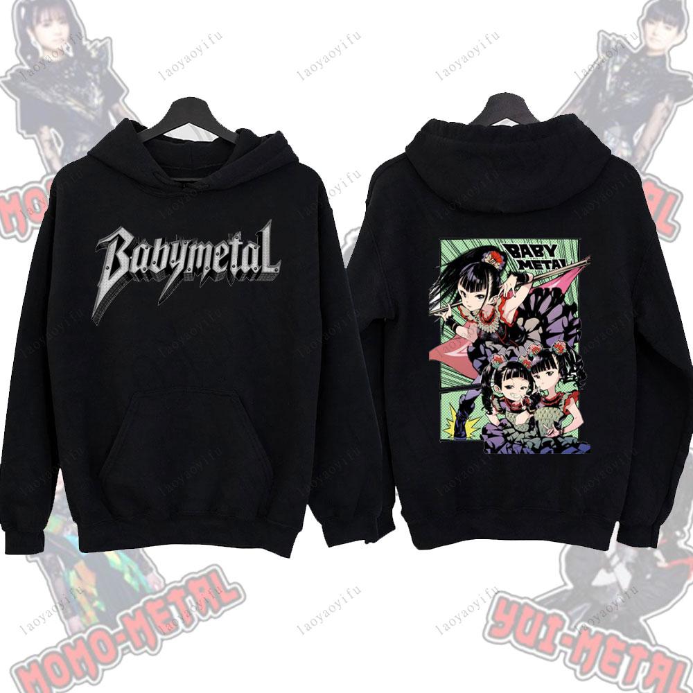 Babymetal Metal Galaxy Japan Death Metal Band Hoodies Herren Casual Hoodies Pullover Paar Streetwear Neue Herbst Winter Hoodies
