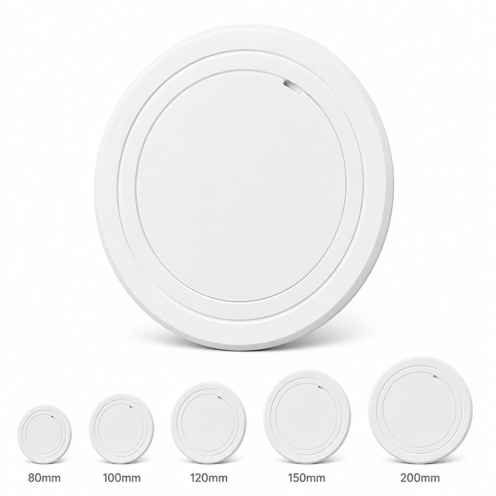 White Access Panel Round Wall Panel New Access Doors