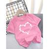 European Sizes Girls' Short Sleeve Casual Short Sleeve T-Shirt, Cute Top