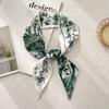 Long silk scarf atmosphere new thin narrow tie bag gift strap headband small tie
