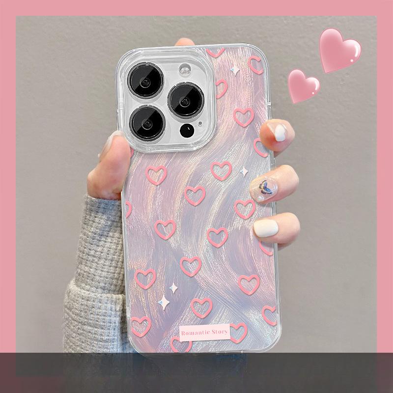 

Подходит для чехла для мобильного телефона Apple 15 Iphone14/13pro Синяя любовь подставка 12 Перо пряжа 11 Лазерный Xs Продвинутый iPhone SE (2nd Generation)