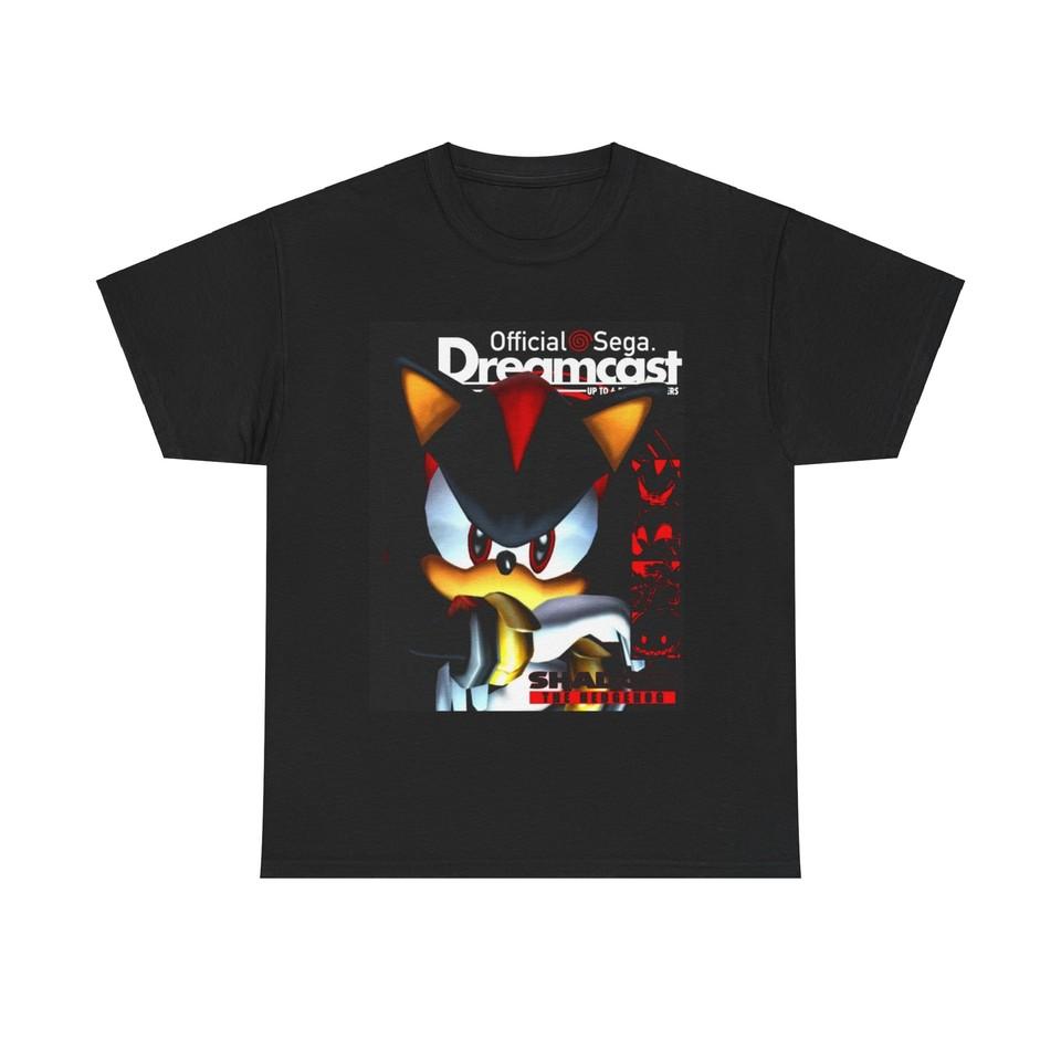 Shadow Hedgehog Classic Graphic Print TShirt Men Women Crewneck Cotton Loose Casual Tee Fashion Streetwear Wind Oversized Tops