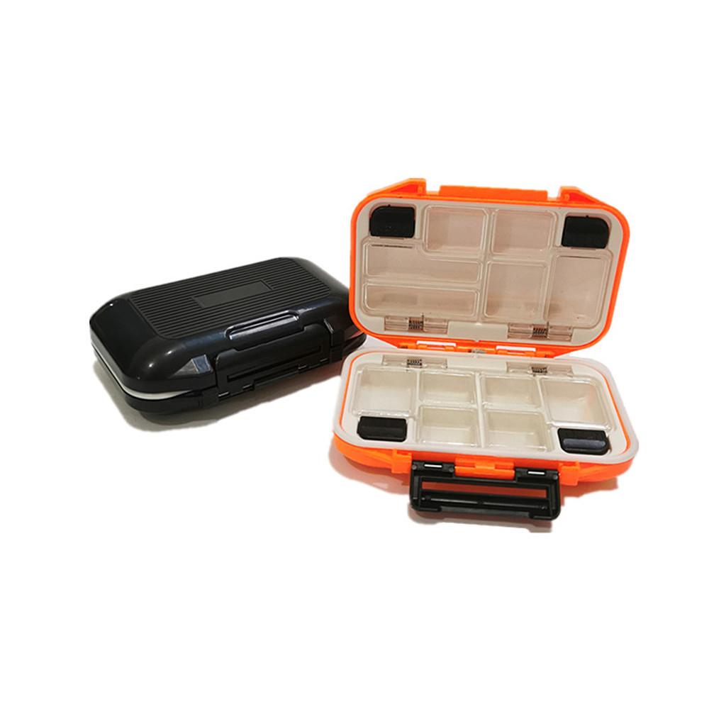 Wasserdichte Angelausrüstungsbox mit 12 doppelseitigen Zubehörteilen Aufbewahrungsbox für Angelhaken Aufbewahrungsbox für Angelwerkzeuge Zubehörbox
