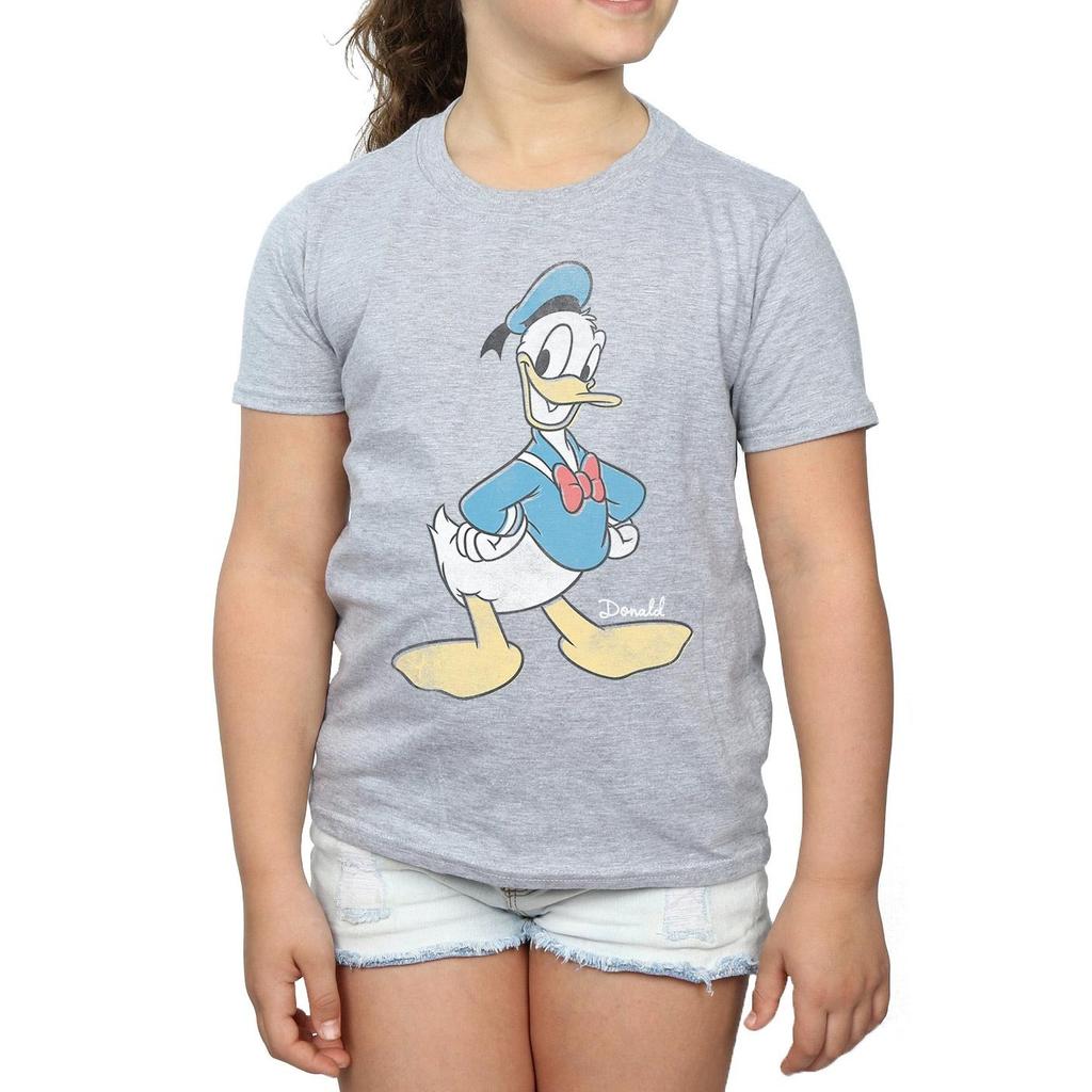 Disney Girls Donald Duck Classic Donald Cotton T-Shirt