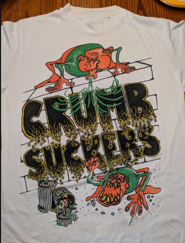 Vtg Crumbsuckers Band Short Sleeve T-shirt size S-5XL M