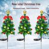 Solar LED Christmas Tree Lights for Outdoor Lawn and Courtyard Decoration