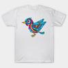 Unisex Fashion TShirt Mechanical Bird Print TShirt Plus Size S-5XL T-Shirt 100%Cotton Tops O Neck Short Sleeve Tees