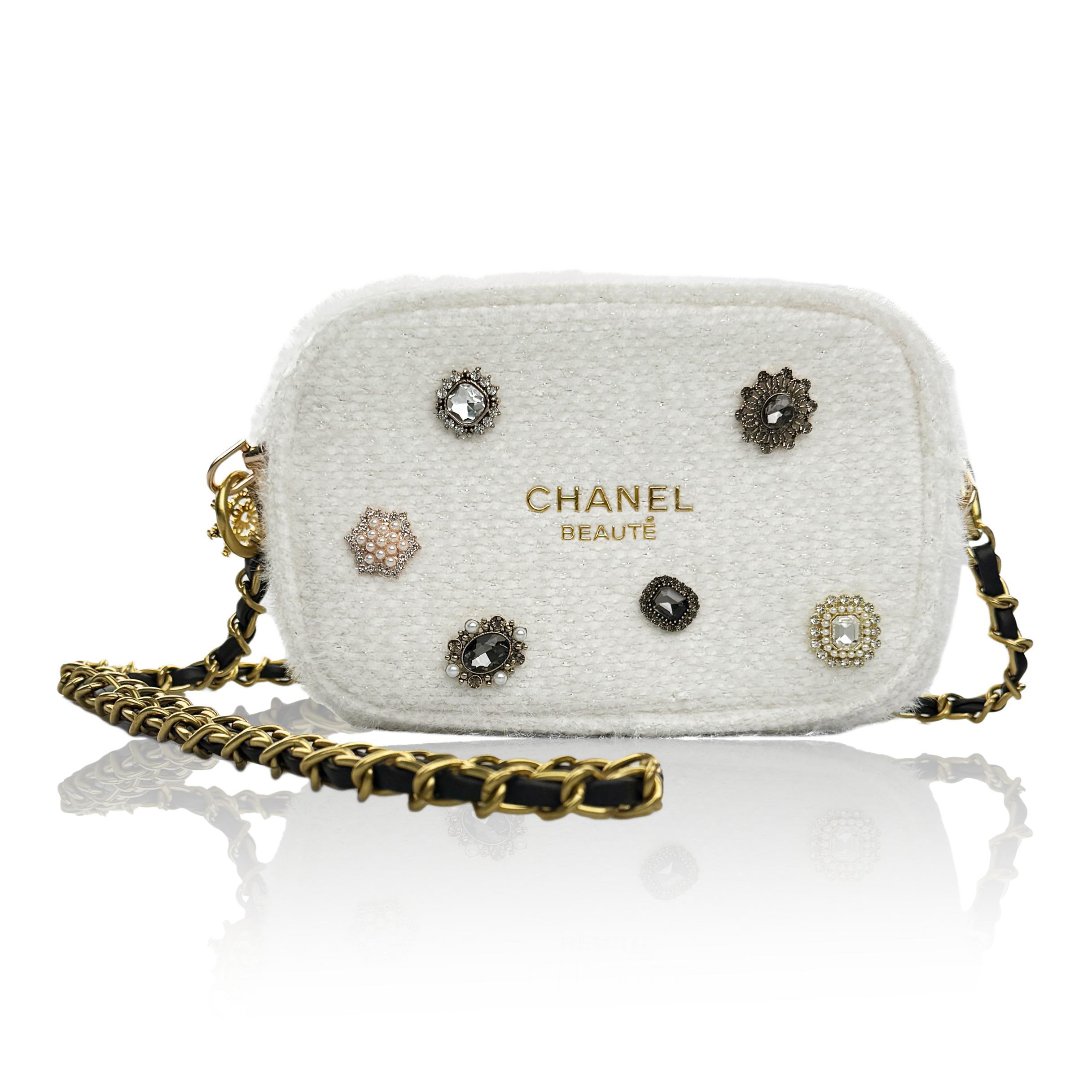 Handmade DIY Chanel-inspired Remake Makeup Bag